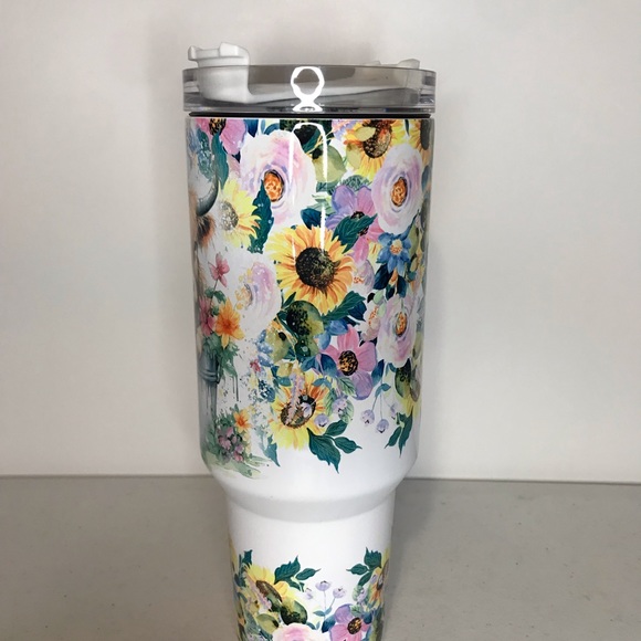 40oz baby cow tumbler,cow tumbler,highland cow tumbler - Picture 2 of 3